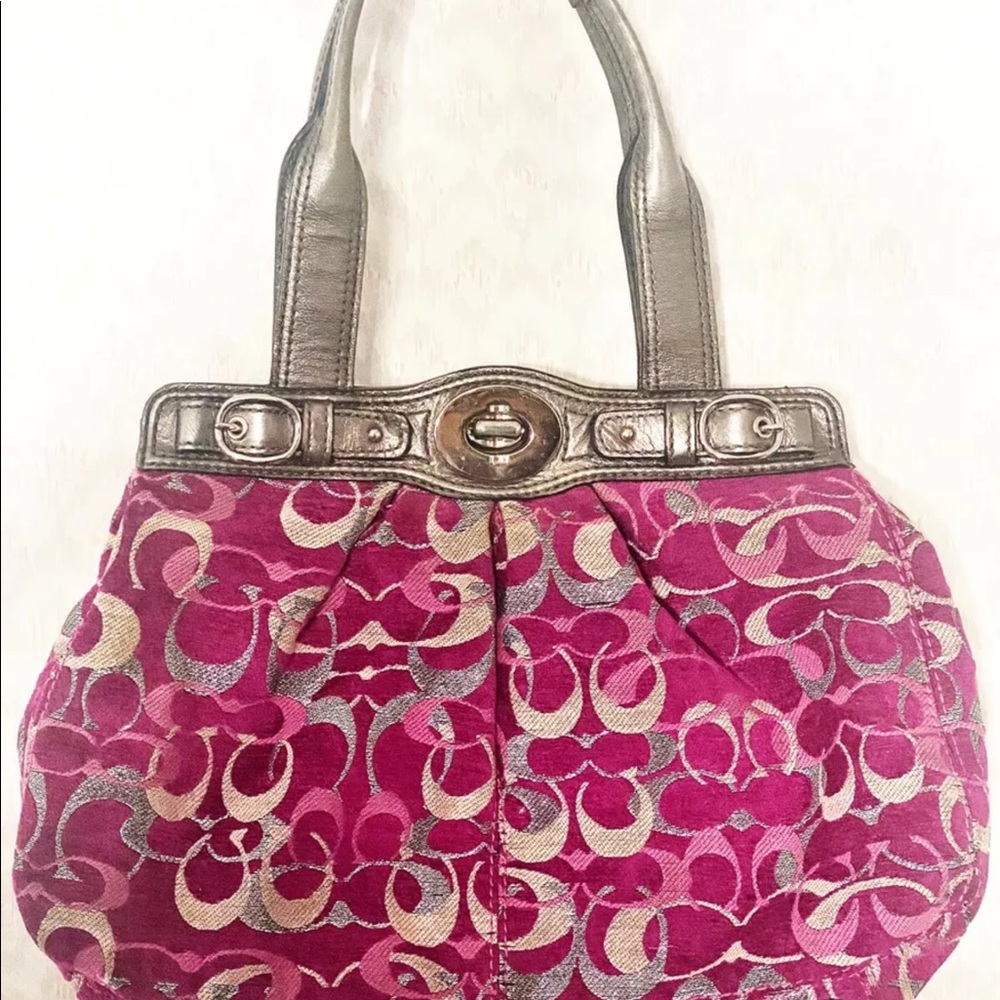 COACH SIGNATURE LOGO SATCHEL